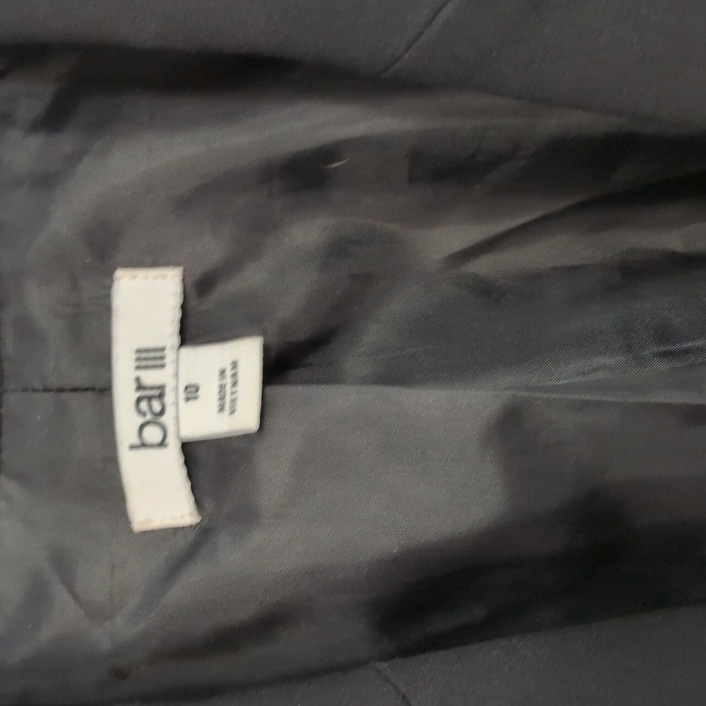 Bar III Classic Black Blazer - Picture 3 of 7